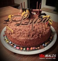 Caketopper Luca Geburtstag auf Kuchen
