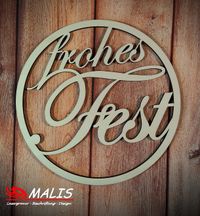 Holzring frohes Fest